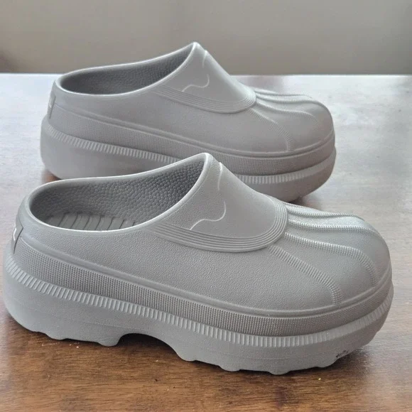 Sorel Caribou Clog Sz 7 Gray Platform Slip On EVA Chunky Minimal Mule 2048701 - Picture 7 of 14